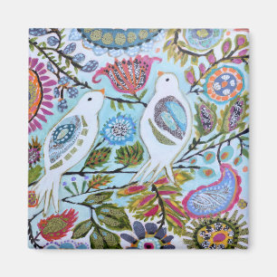 Papiervögel I Magnet