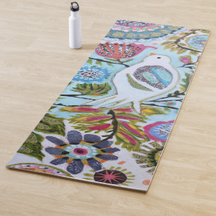 Papiervögel I Yogamatte