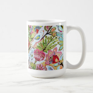 Papiervögel II Kaffeetasse