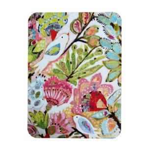 Papiervögel II Magnet