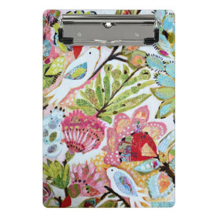 Papiervögel II Mini Klemmbrett