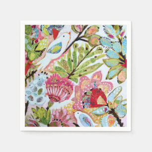 Papiervögel II Serviette