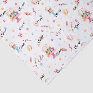 Papiervorlage 3, Name Frühjahr-Oster-Muster Seidenpapier