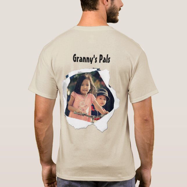 Papiervorschub Hinzufügen eines benutzerdefinierte T-Shirt (Rückseite)