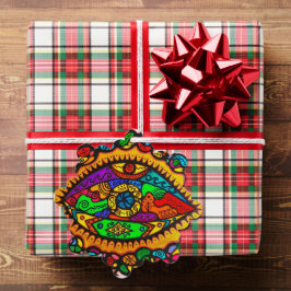 Papierzauberkarte Ornament Karte