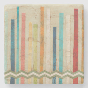 Papierzäune 2-Up IV Steinuntersetzer