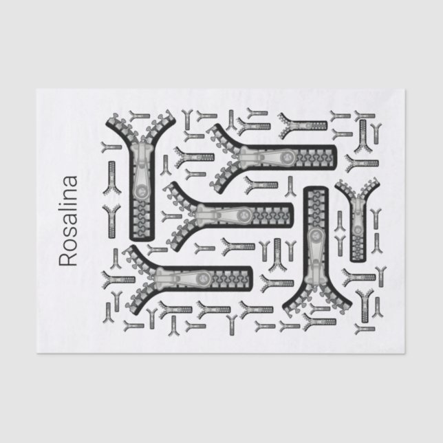 Papierzipper Seidenpapier (Vorderseite)