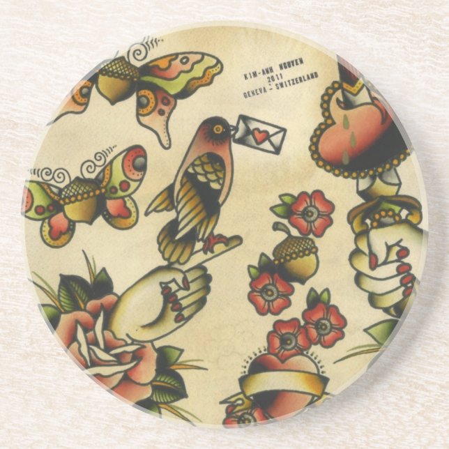 Papigland Getränkeuntersetzer (Vorne)