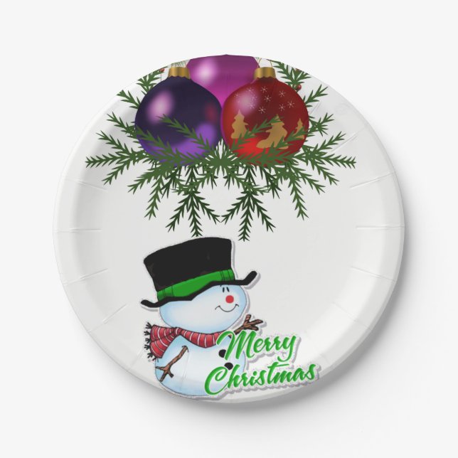 Papiierteller Weihnachten Pappteller (Vorderseite)