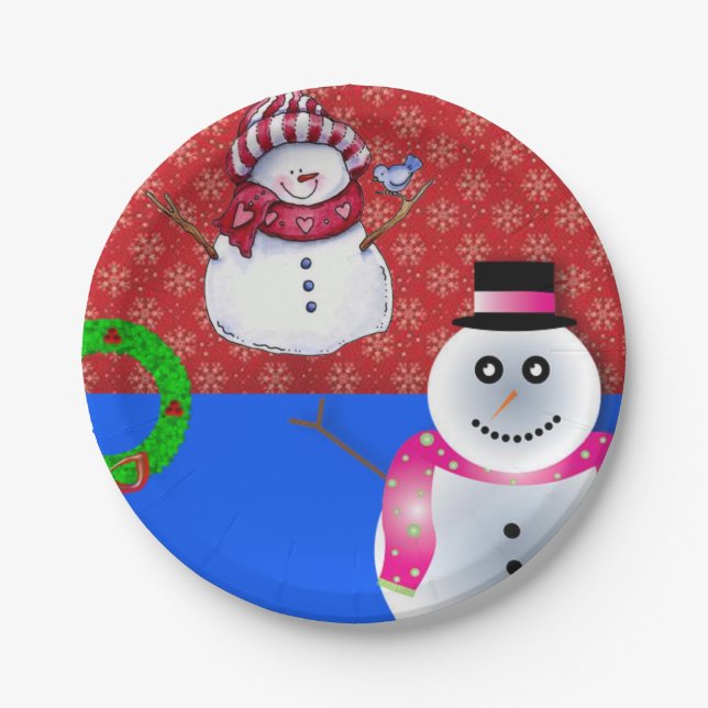 Papiierteller Weihnachten Pappteller (Vorderseite)