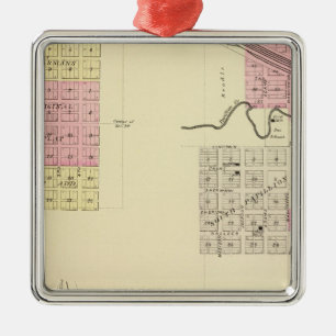 Papillion, Nebraska Silbernes Ornament