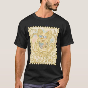 Papillion-Polizei mit Siegesgeste T-Shirt