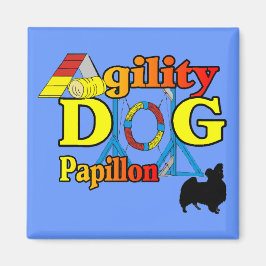 Papillon_Agility Geschenke Magnet