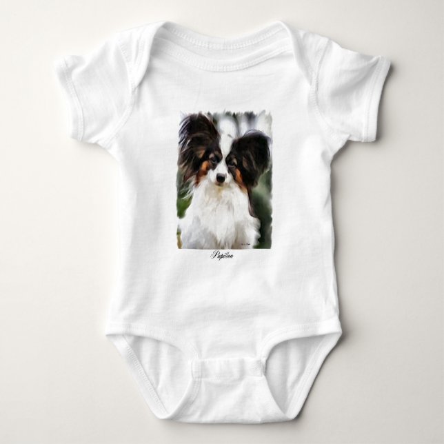 Papillon Art Gifts Baby Strampler (Vorderseite)