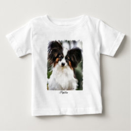 Papillon Art Gifts Baby T-shirt