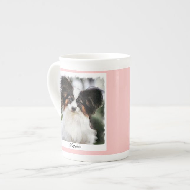 Papillon Art Gifts Prozellantasse (Vorderseite Links)