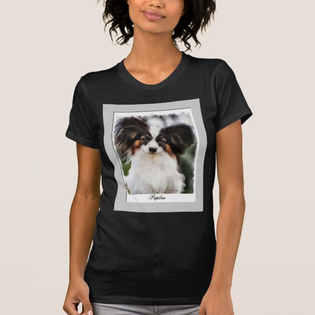 Papillon Art Gifts T-Shirt (Vorderseite)