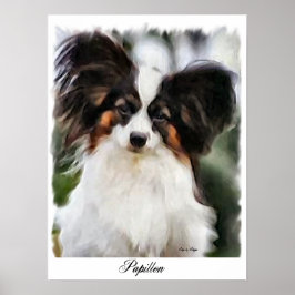 Papillon Art Print Poster
