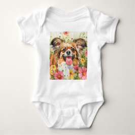 Papillon Baby Bodysuit – Watercolor Strampler