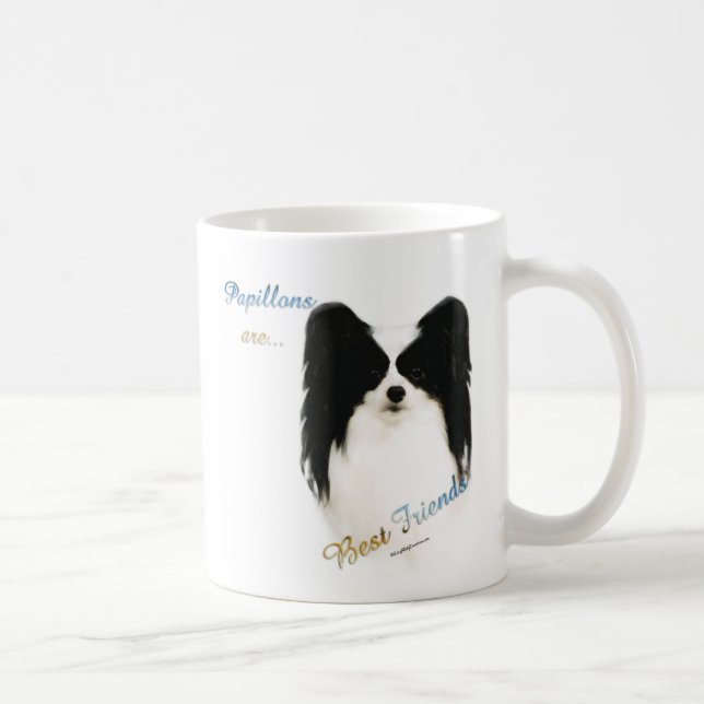 Papillon Best Friend 2 Tasse (Rechts)