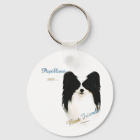 Papillon Best Friend Schlüsselanhänger