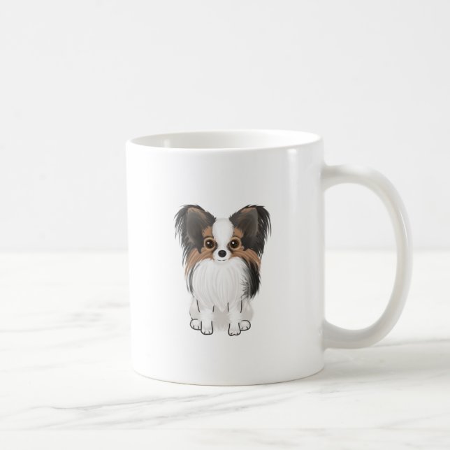 Papillon (Bild) Tasse (Rechts)