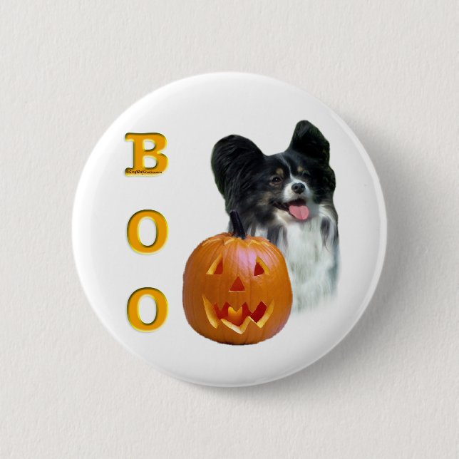 Papillon Boo Button (Vorderseite)
