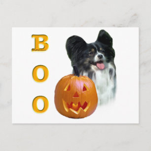 Papillon Boo Postkarte