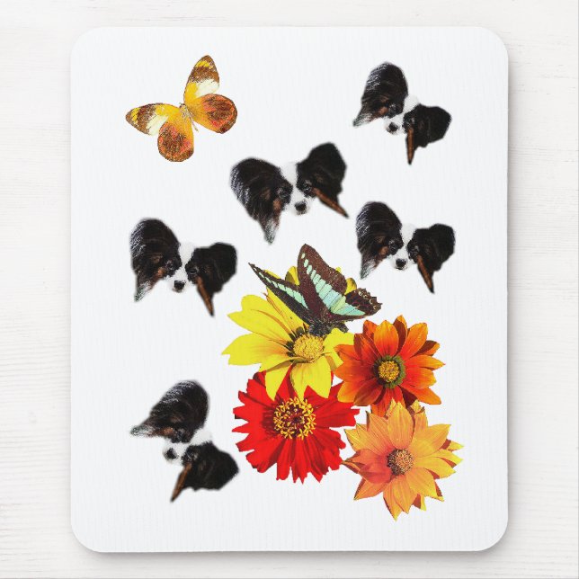 Papillon Butterfly Geschenke Mousepad (Vorne)