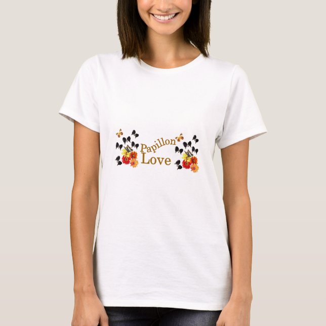 Papillon Butterfly Geschenke T-Shirt (Vorderseite)