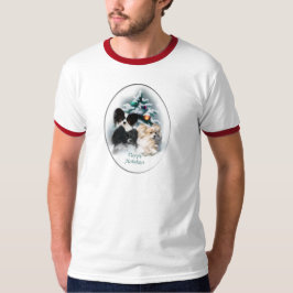 Papillon Christmas Geschenke T-Shirt