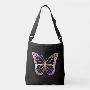 Papillon Couleur Sauvage Forêt Nature Graphique Tragetaschen Mit Langen Trägern
