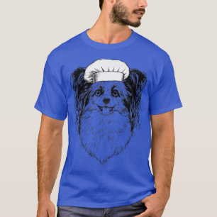 Papillon Dog Cook Koch Funny Cooking T-Shirt