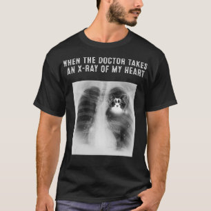 PAPILLON Dog Doctor nimmt einen XRay meines Herzen T-Shirt
