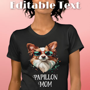 Papillon Dog Mama Sonnenbrille T-Shirt