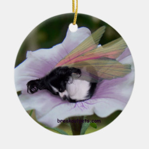 Papillon Fee-Verzierung Keramik Ornament