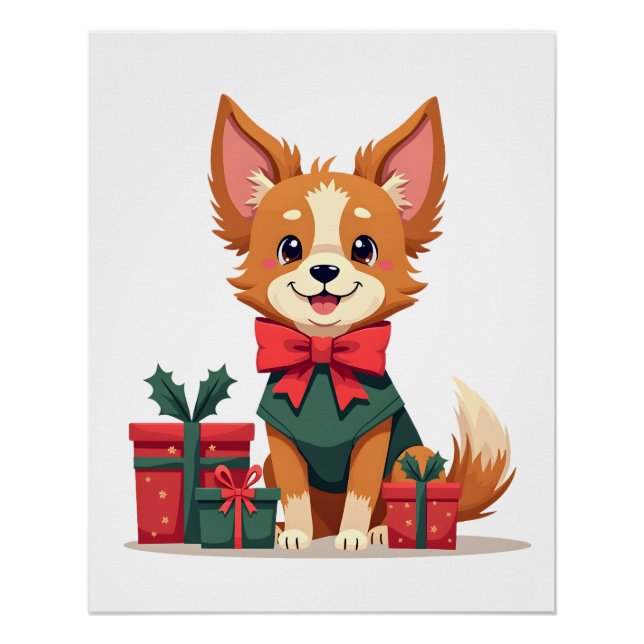 Papillon Festive Bow Poster (Vorderseite)