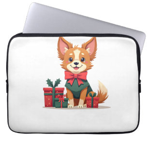 Papillon-Festtags-Schleife Laptopschutzhülle