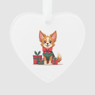 Papillon-Festtags-Schleife Ornament