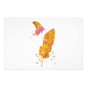 Papillon Feuille Forêt Sauvage Nature Monde Terre Fotodruck