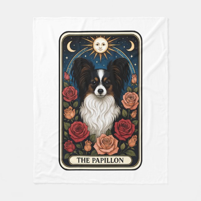 Papillon Fleecedecke (Vorderseite)
