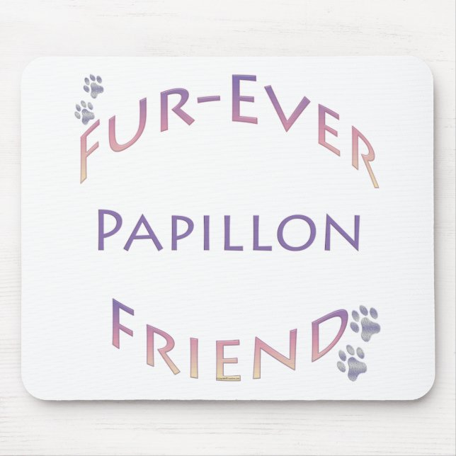 Papillon Furever Mousepad (Vorne)