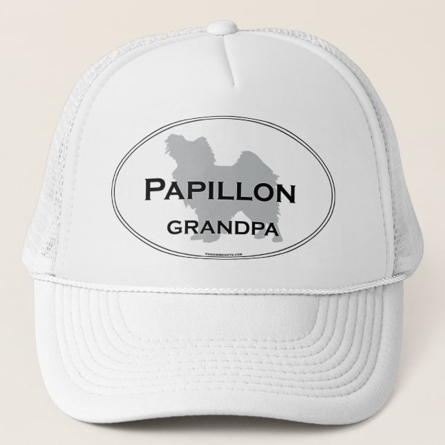 Papillon Großvater Truckerkappe (Vorderseite)
