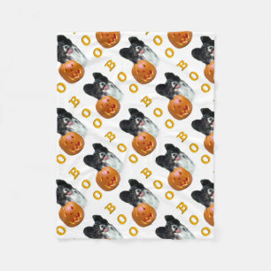 Papillon Halloween BOO Fleecedecke