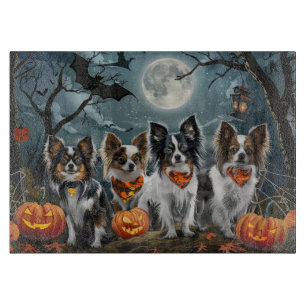 Papillon Halloween Gruselig Schneidebrett