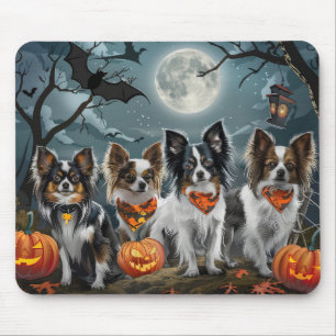 Papillon Halloween Spooky Mousepad