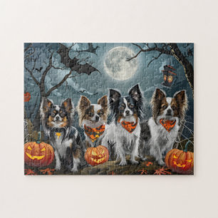 Papillon Halloween Spooky Puzzle