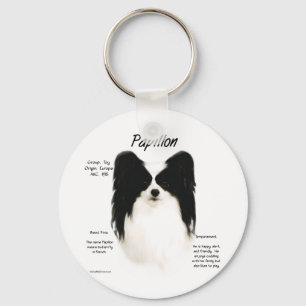 Papillon History Design Schlüsselanhänger