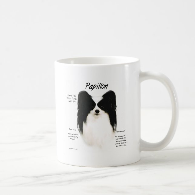 Papillon History Design Tasse (Rechts)