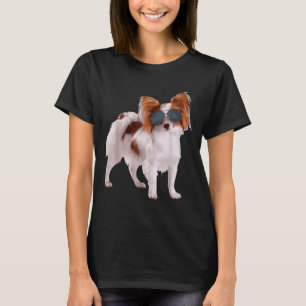 Papillon Hund in R am besten für Hunde T-Shirt